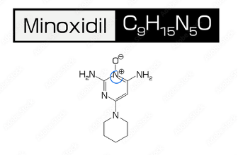 Minoxidil Chemical Structure - Presented by Dr Vikas Kunnure.- Dr Kunnure Clinic/